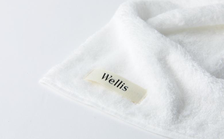 Wellis【極上の肌心地】フェイスタオル4枚 ナチュラルホワイト（009_5116）