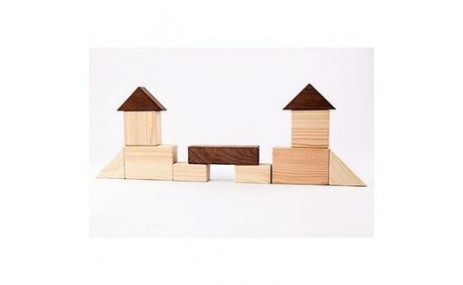 桧のおもちゃ　アイコニー　積み木 IKONIH　Building Block