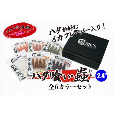ふるさと納税 飯塚市 RUDIE‘Sのハタ喰い・蟲　2.4inch　全6カラーセット