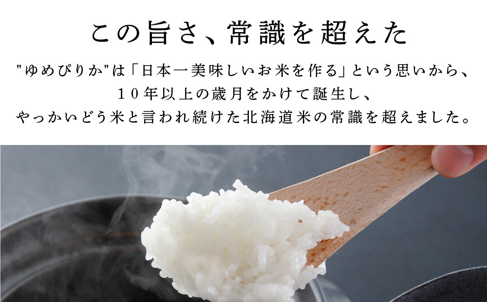 【定期便12回・中旬発送】北海道産ゆめぴりか 10kg(通常パック5kg×2袋) 特A お米  千歳 北海道米