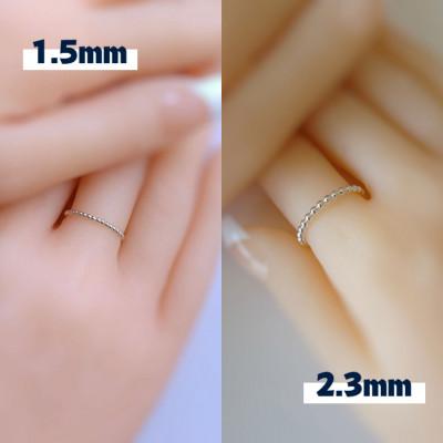 ふるさと納税 藤沢市 SV ボールワイヤー(1.5)リング P3〜30号 マイナスサイズ対応 ご希望のリングサイズで制作 |  | 01