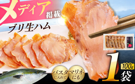 天然ブリ 熟成生ハム 五島市/合同会社五島くんせい工房 燻製 燻製 ぶり ブリ[PDD032]