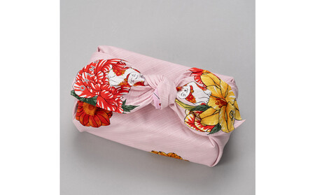 FUROSHIKI  風呂敷 ふろしき 花詰め招き猫 日本製 70cm×70cm