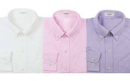 【3枚セット】白河市の縫製工場が縫い上げる逸品！宇宙心地シャツ3枚セット 【白無地+ランダム2枚】レギュラーフィット【XL】 F24R-051