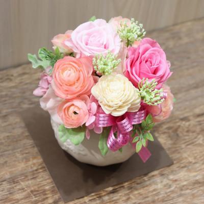 ふるさと納税 ふじみ野市 花のんオリジナル　プリザーブドフラワー(ピンク系) |  | 01