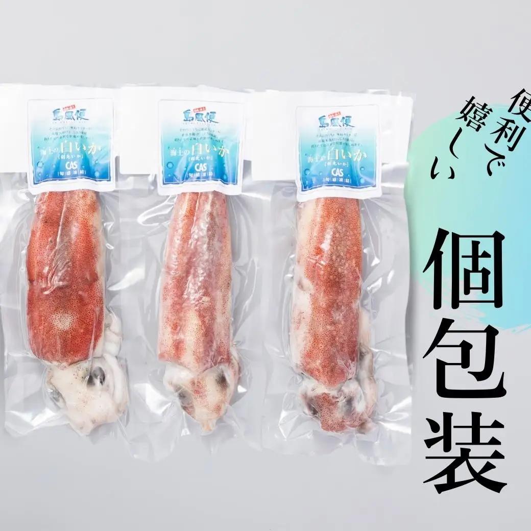 白いか 160g×3杯セット イカ