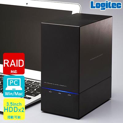 ふるさと納税 伊那市 ロジテック 外付けHDDケース 2BAY RAID機能搭載 LHR-2BRHU3 020-47