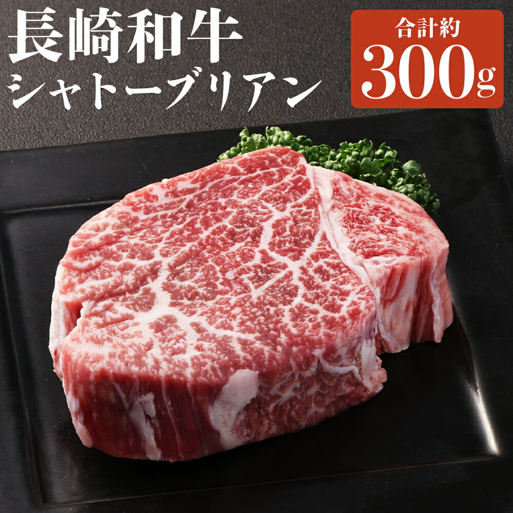 【ふるさと納税】長崎和牛 シャトーブリアン ステーキ 150g×2枚 計300g ヒレ肉 希少部位 お肉 肉 牛肉 和牛 国産牛 長崎 国産 九州 冷凍 長崎県 長崎市 送料無料