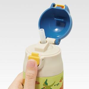 超軽量ワンプッシュステンボトル　ディノサウルス　ピクチャーブック　624575　9-109