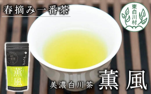 
白川茶 茶蔵園 上煎茶 「薫風-くんぷう-」 煎茶 お茶 緑茶 日本茶 茶葉 国産 一番茶 3000円
