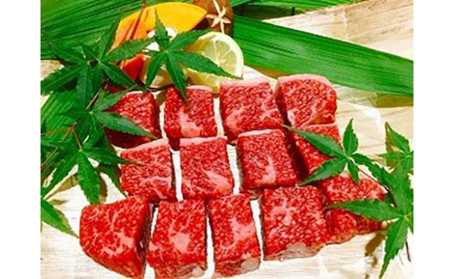 【4等級以上】黒毛和牛 近江牛 【並】 角厚切り肉 ご家庭用【500g】 【BM01U】