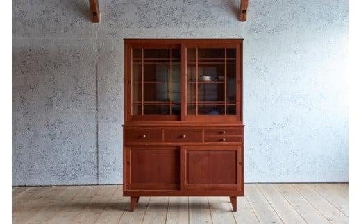 
            ピッキオ カップボード 無垢家具 北欧家具デザイン ブラックチェリー
          