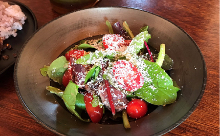 リム鉢　6寸　錫根来