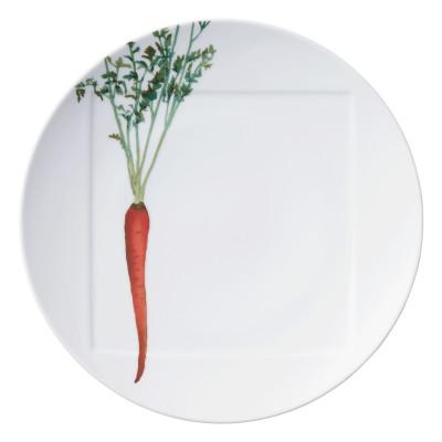 ふるさと納税 みよし市 ノリタケ【京香旬彩】27cmプレート(金時人参)