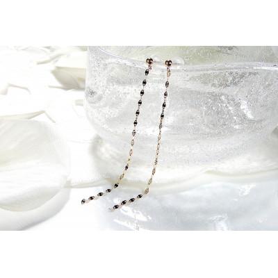 ふるさと納税 昭和町 【K10YG】 エクレア チェーンピアス |  | 01