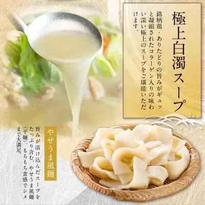 Z08-26 上田商店 ありた鶏水炊きセット(2～3人前) 水炊き