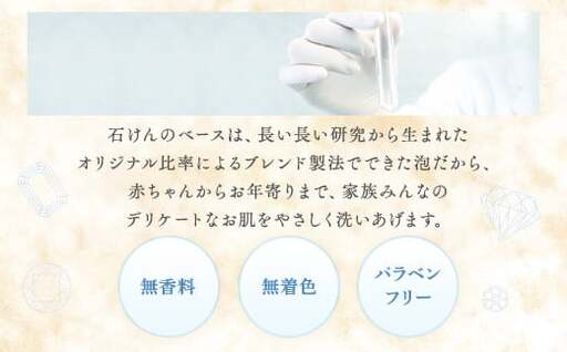 無添加泡の石けんボディソープ　セットS ※離島への配送不可