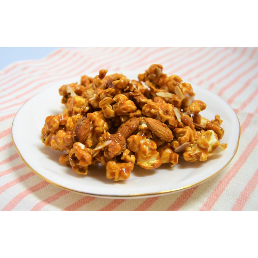 ＜菱沼農園＞新感覚！果汁100％で作った蜜を使用したフルーツ味のポップコーン　4種セット(M0063)