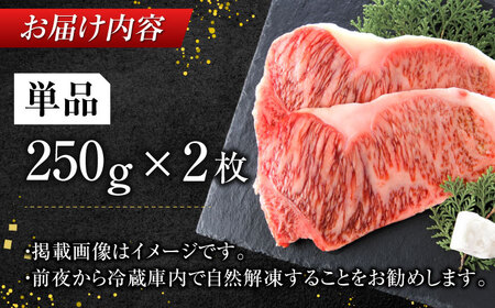 【溢れる肉汁と濃厚な旨味】博多和牛 サーロイン ステーキセット 500g（250g×2枚） 広川町/株式会社MEAT PLUS[AFBO005]