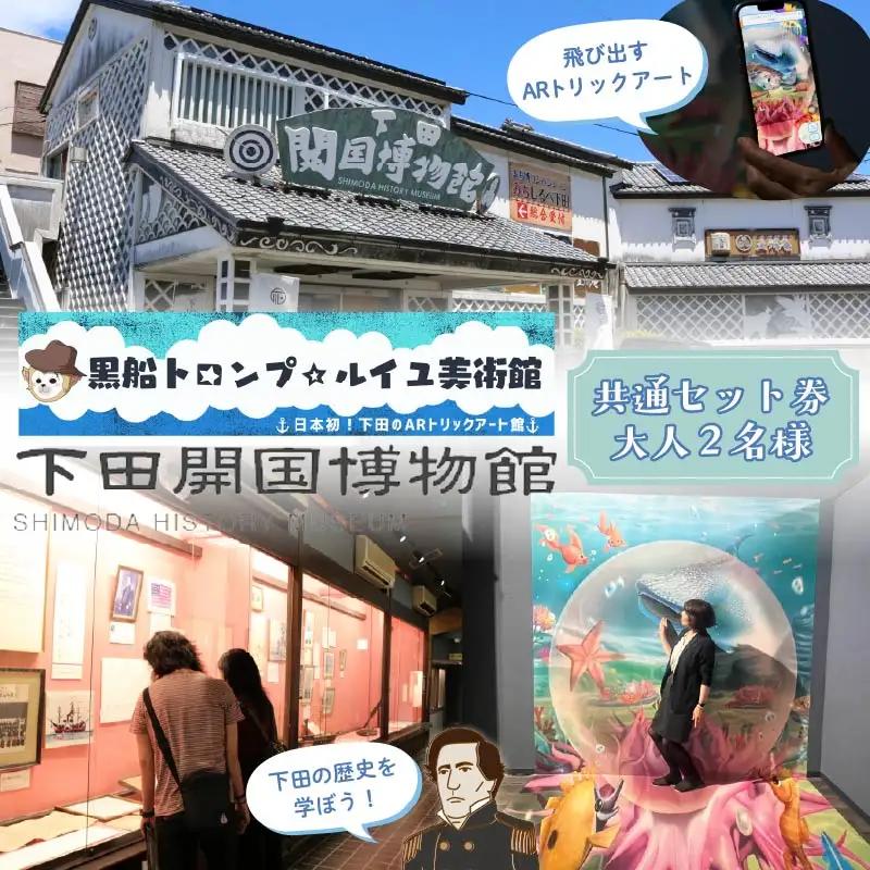博物館 美術館 チケット 下田開国博物館 黒船トロンプ・ルイユ美術館 伊豆 下田