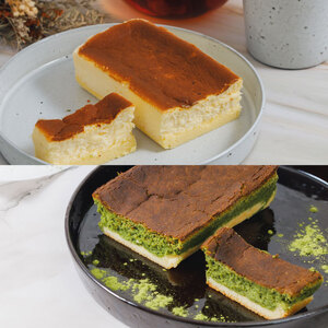 バスクチーズケーキ 訳あり プレーン 抹茶味 2本 バスク