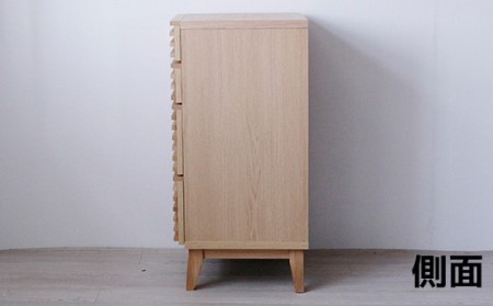 【開梱・設置】シルビア 40cm チェスト（ナチュラル）　AX152