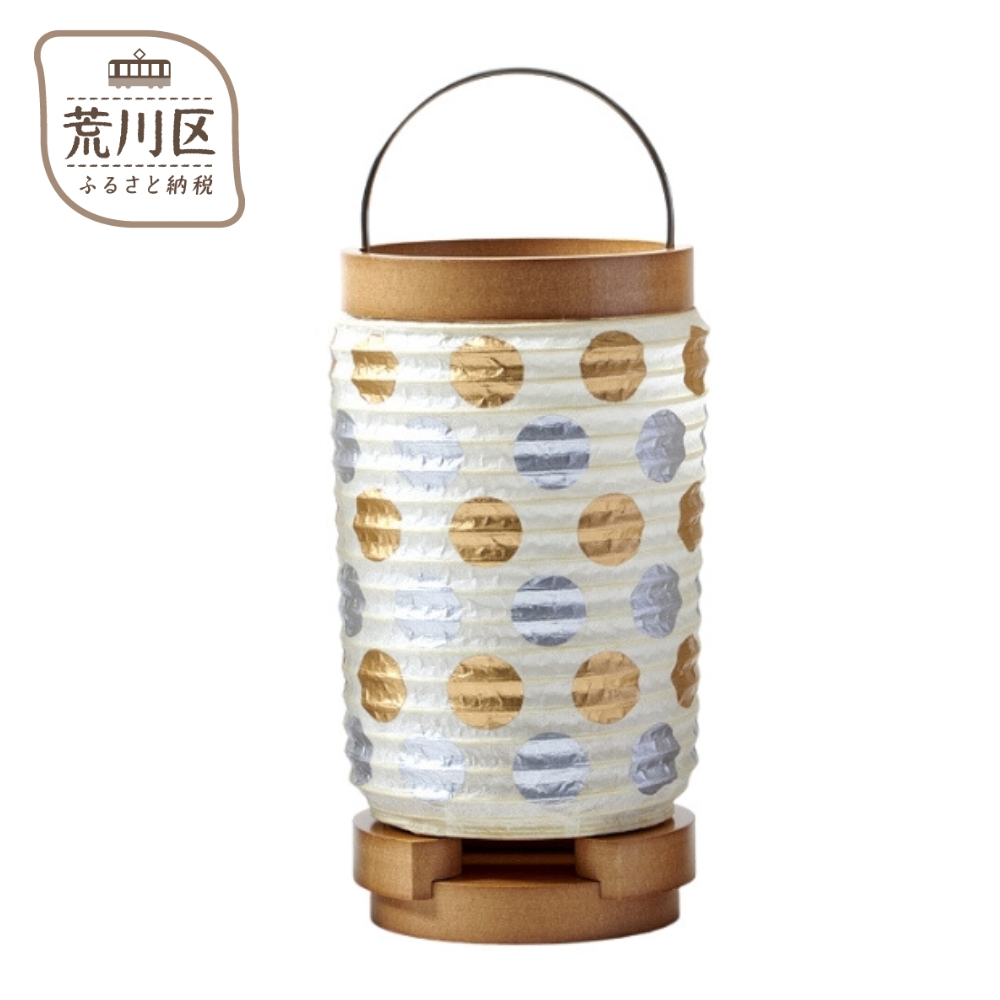 江戸手描提灯 スマホスピーカー OTO CHOCHIN（水玉）【009-003-6】