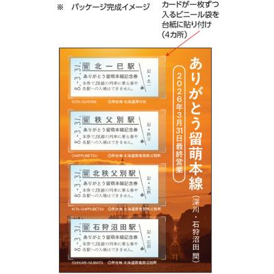 ふるさと納税 沼田町 ありがとう留萌本線 硬券セット n-0190 |  | 01