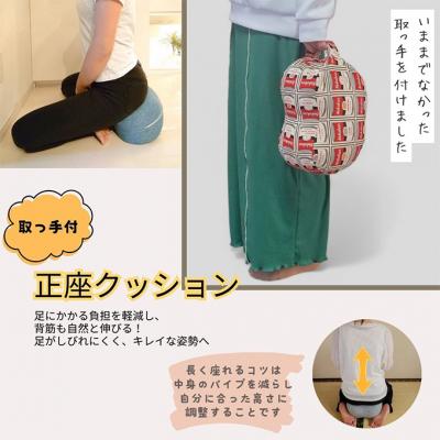 ふるさと納税 安芸高田市 姿勢も良くなる正座クッション 正座 あぐら 座禅 瞑想 骨盤 立てる[No5895-0824] |  | 03