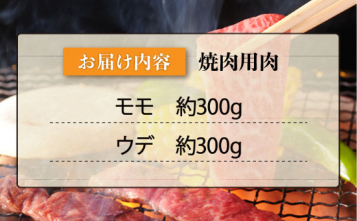 長崎和牛 赤身 焼肉（モモ・ウデ）食べ比べ ＜ミート販売黒牛＞ [CBA111]