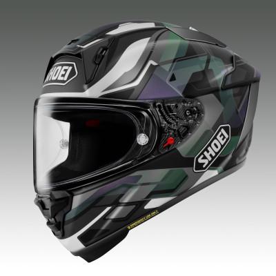 ふるさと納税 稲敷市 SHOEIヘルメット【X-Fifteen VALION(BLACK/SILVER)】L チケット付