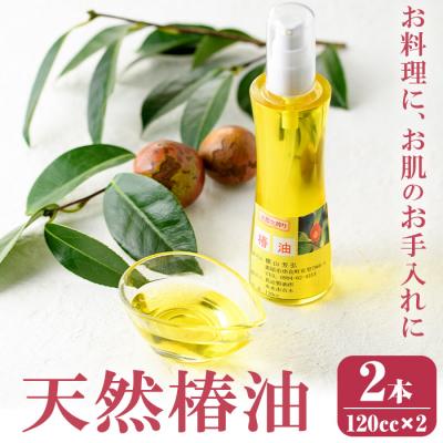 ふるさと納税 肝付町  〈先行受付〉鹿児島県肝付町産椿オイル(120cc×2本)【横山砕石】　A62002