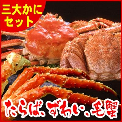 ふるさと納税 根室市 北海三大カニ(たらばがに足、毛ガニ、ずわい) D-07002