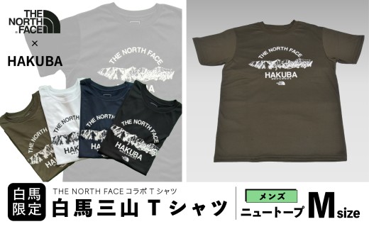 THE NORTH FACE「白馬三山 Tシャツ」メンズM　ニュートープ【P0550496_M_M_NT】
