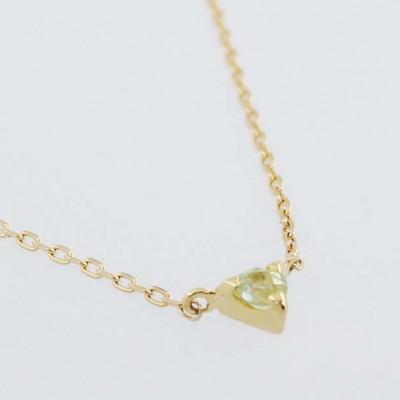 ふるさと納税 中央市 K18イエローゴールドペリドットネックレス |  | 01