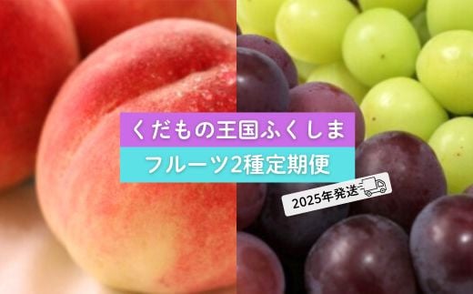 
No.2034フルーツ２種 定期便 桃 ぶどう【2025年 先行予約】

