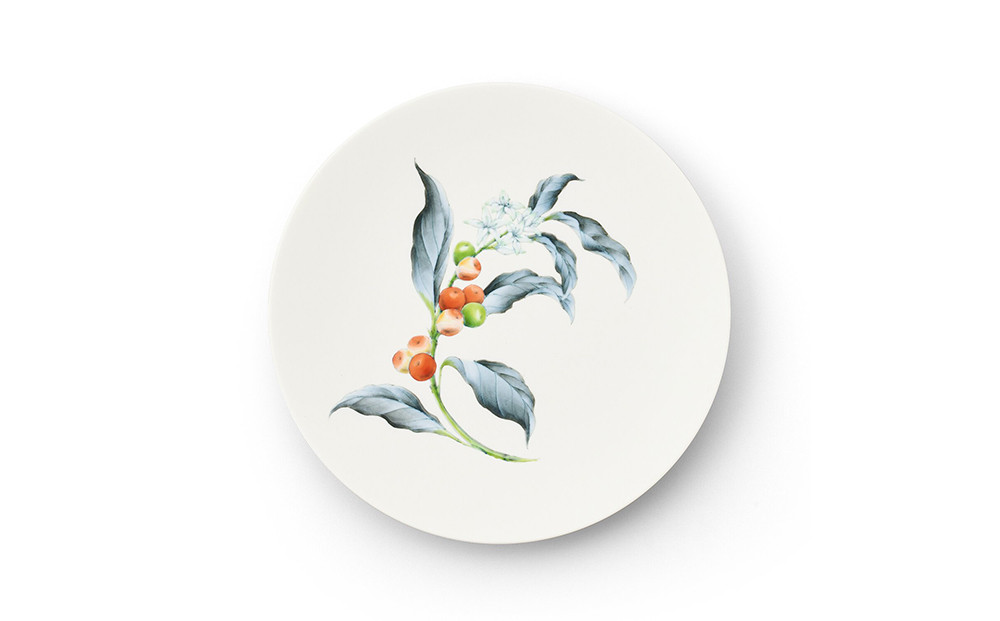 
【伊万里焼/畑萬陶苑】Restaurant MAISON（Paris）φ23.5cm Plate〈Coffee cherry〉
