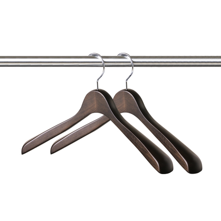 
                  NAKATA HANGER メンズジャケットハンガー SET-15N 選べる本数 (2本・5本) スモークブラウン / ハンガー 国産 木製 中田工芸製 ナカタハンガー 紳士服 メンズ スーツ ジャケット シャツ ジャケットハンガー クローゼット 収納
                