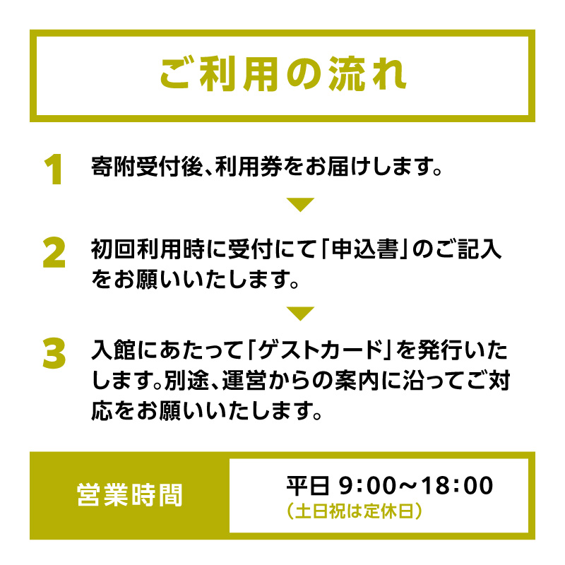 コワーキングスペース カルテット（1日券3枚）〈QUARTET〉【ABP0002】