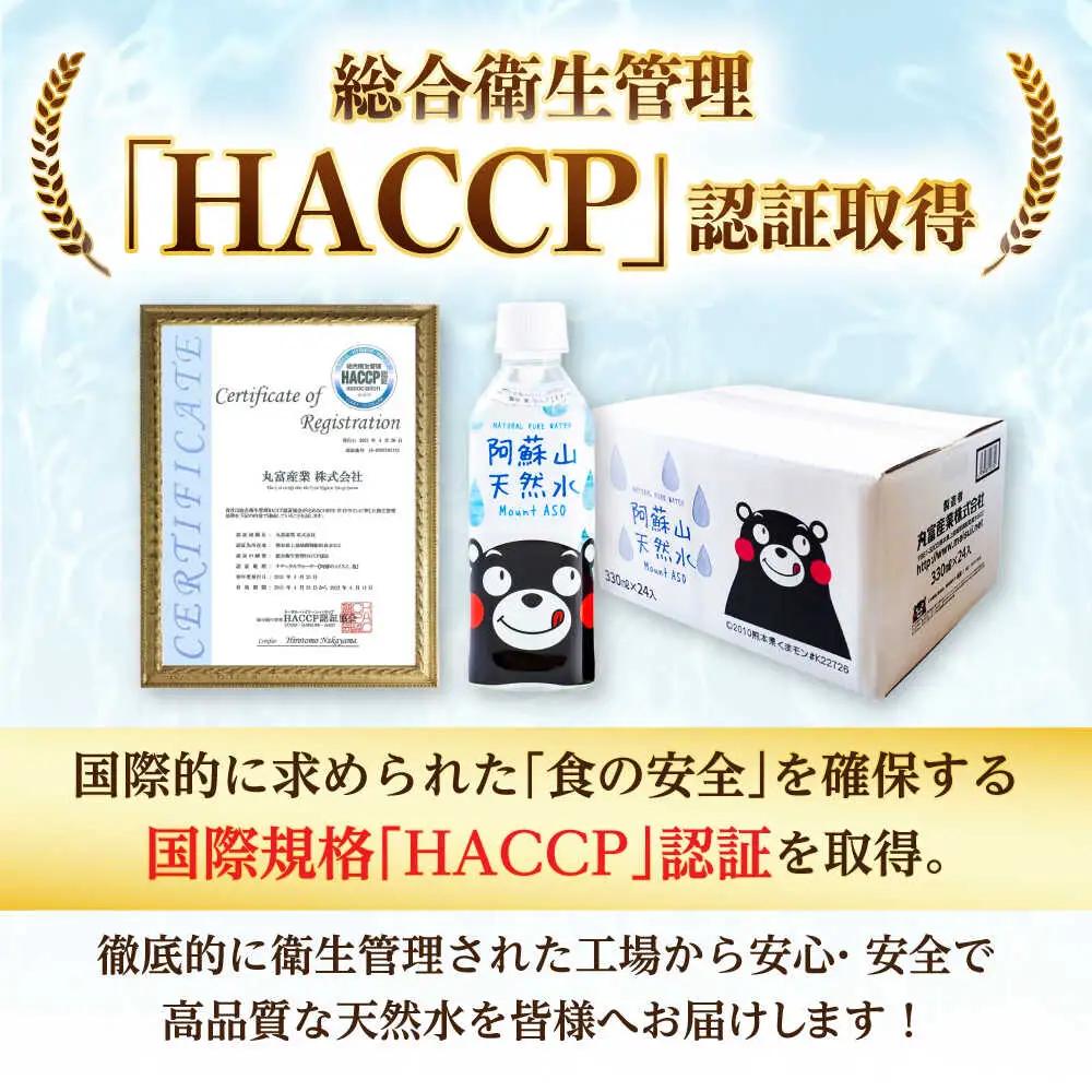 【全3回定期便】阿蘇山天然水 330ml 計48本(24本×2ケース) 地下水 BHDG020 地下水