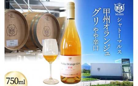 【ふるなび限定】 【JWC2022銀賞受賞】 ワイン 白 やや辛口 甲州オランジュ･グリ 750ml [本坊酒造 マルス穂坂ワイナリー 山梨県 韮崎市 20745013] 甲州 オレンジワイン 白ワイン FN-Limited