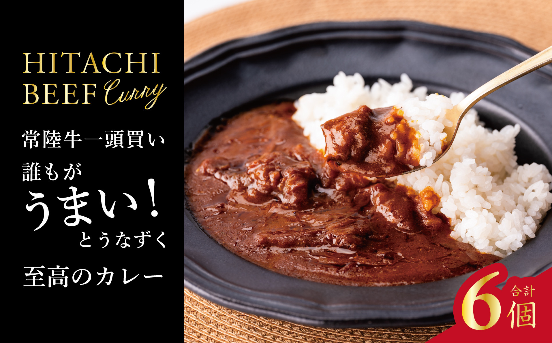 
常陸牛100％カレー 200g×6個(AP-13)

