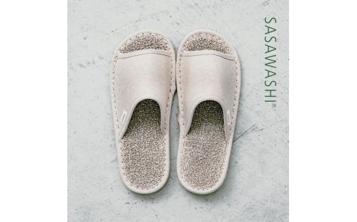 【Lサイズ】SASAWASHI スリッパ ベージュ ※離島への配送不可