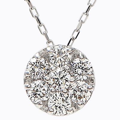 ふるさと納税 富士川町 プラチナ950　ダイヤモンド　ペンダント　0.20CT　P5934DI-P2 |  | 01
