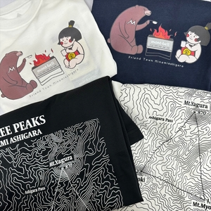 モンベルTシャツ 南足柄市オリジナルデザイン（焚火）＜ブラック/S＞【 神奈川県 南足柄市 】