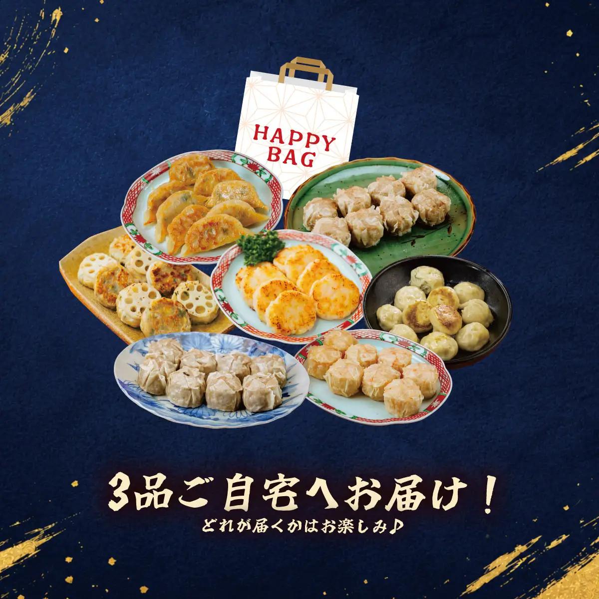 大容量ミステリーセット（3種類）｜人気点心おまかせ詰め合わせ｜　餃子　焼売　シュウマイ　点心　中華　惣菜　冷凍　冷凍食品　おかず　おつまみ　詰め合わせ　福袋　おまかせ　ミステリーセット　食べ比べ　小籠