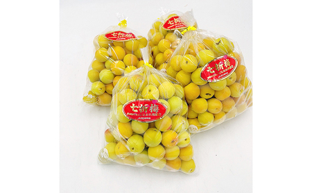 梅 七折小梅(生梅) 4kg 【5月中旬から6月下旬まで順次発送】 / 先行予約 梅干し 梅酒 梅ジュース 梅シロップ / 愛媛県砥部町/株式会社フジ・アグリフーズ [BJBI012]