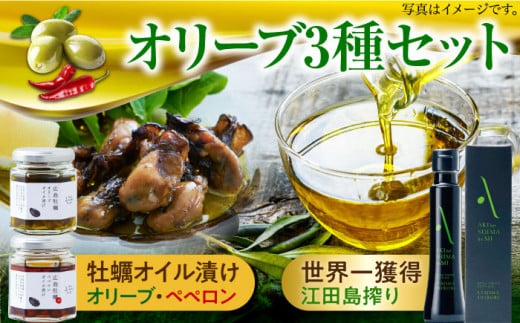 世界一獲得！江田島搾り・牡蠣のオイル漬け 2種セット【11月下旬以降順次発送】 かき カキ オリーブオイル 調味料 食用油 江田島市/山本倶楽部株式会社[XAJ072]オリーブオイル エキストラバージン 油 国産 広島県産 贈答 ギフト オリーブオイル