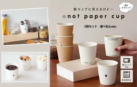 ノットペーパーカップ 【カラー：クラフト】カップ コップ セット 紙コップ風 250ml 13-040