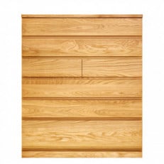 桐タンス 幅102-6段「ミンクス」ホワイトオーク材 無垢 木製 大川家具